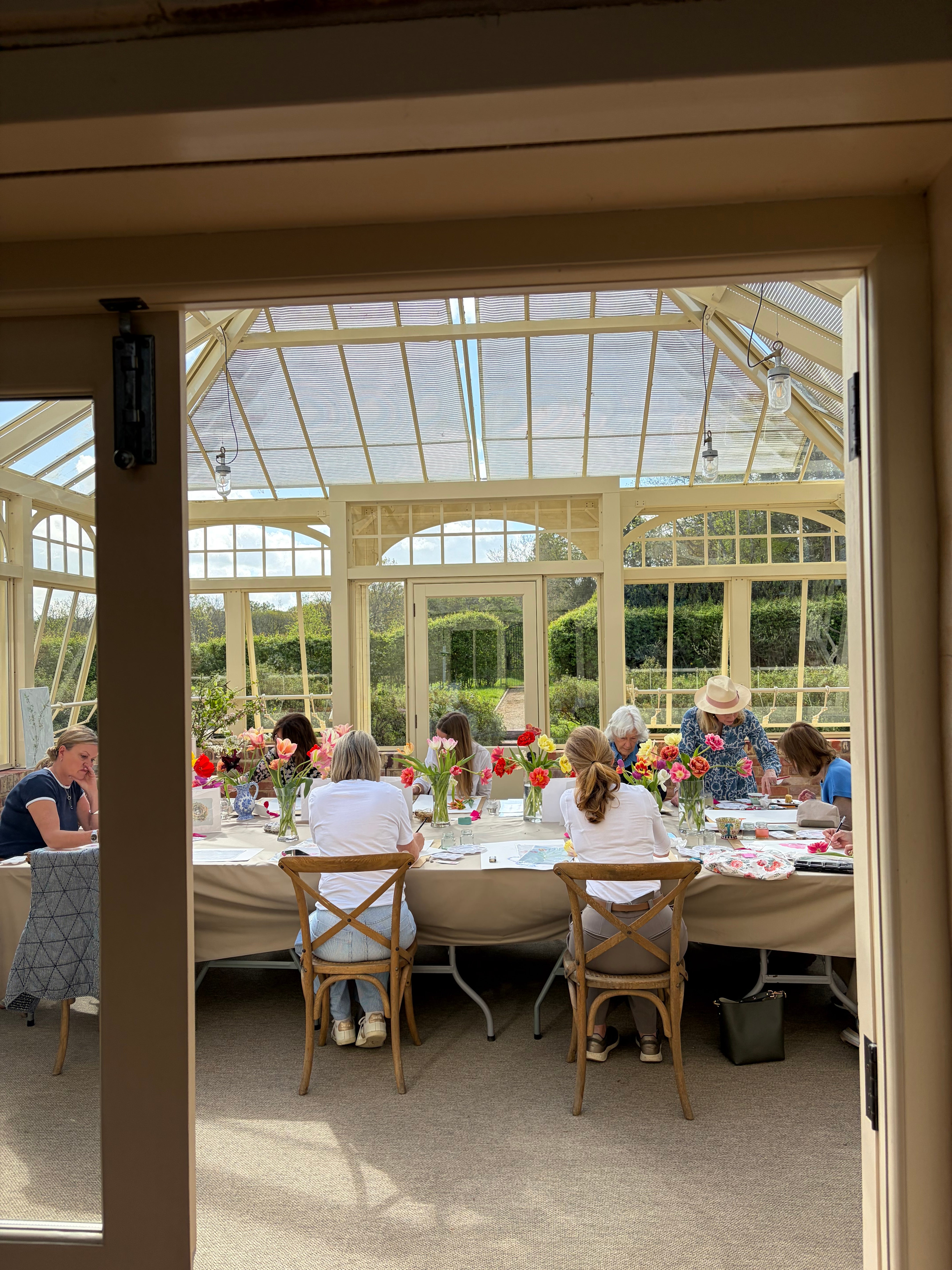 Painting Spring Tulips at The Glasshouse