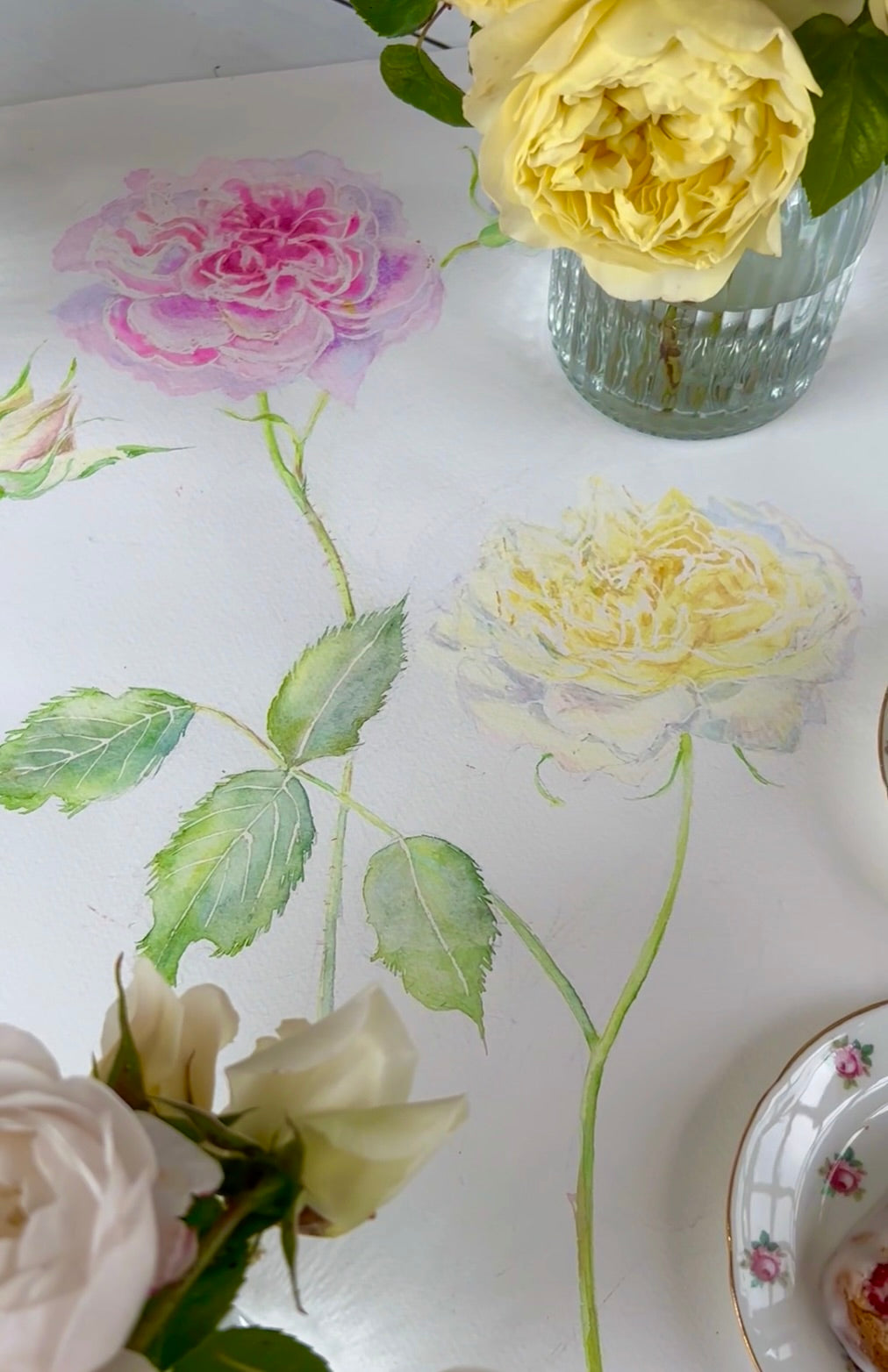 Watercolour Workshop day at Woodhill Park Estate